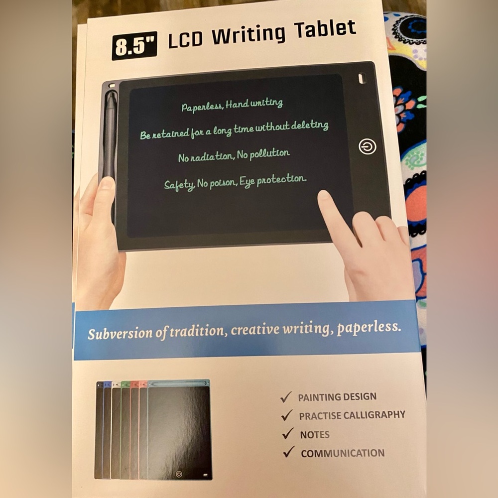 Kids/Teenagers/Adults 8.5” NWOT LCD Writing/Drawing Tablet